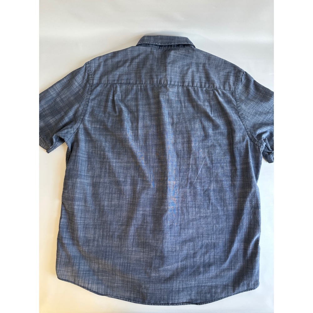 Alfani Men's XL Lot of 2 Short Sleeve Button Up Regular Fit Casual Shirts Collar - Picture 7 of 13